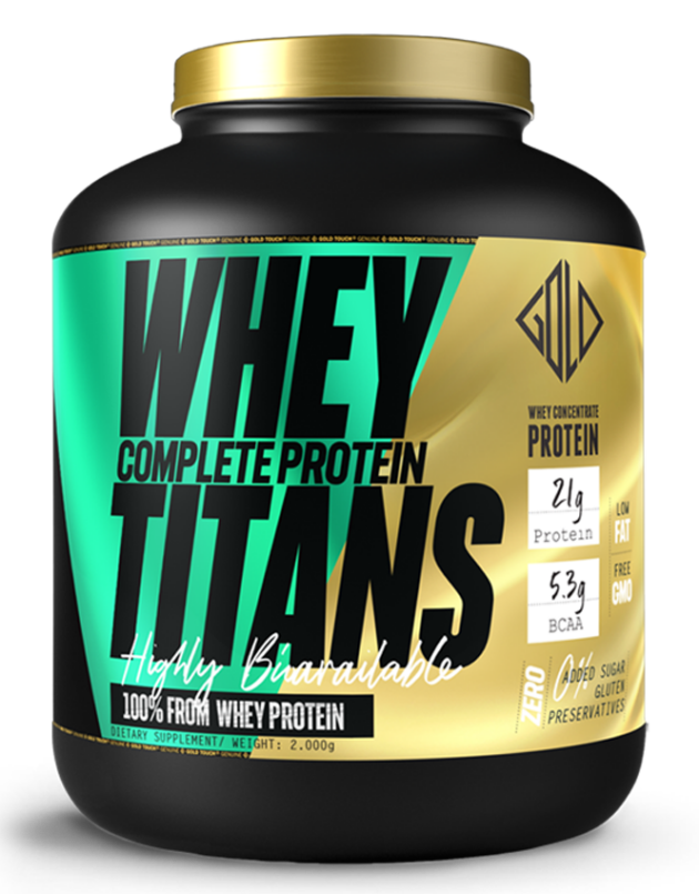 Whey Titans Zero (2 kg) Καθαρή Πρωτεΐνη - GoldTouch Nutrition (Βανίλια Μπισκότο)